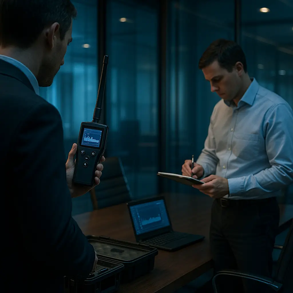 Audits de sûreté et protection des locaux sensibles pour les professionnels à Toulouse - Perceval Investigations Image représentant le service de Détection et neutralisation des dispositifs d’espionnage à Toulouse - Perceval Investigations