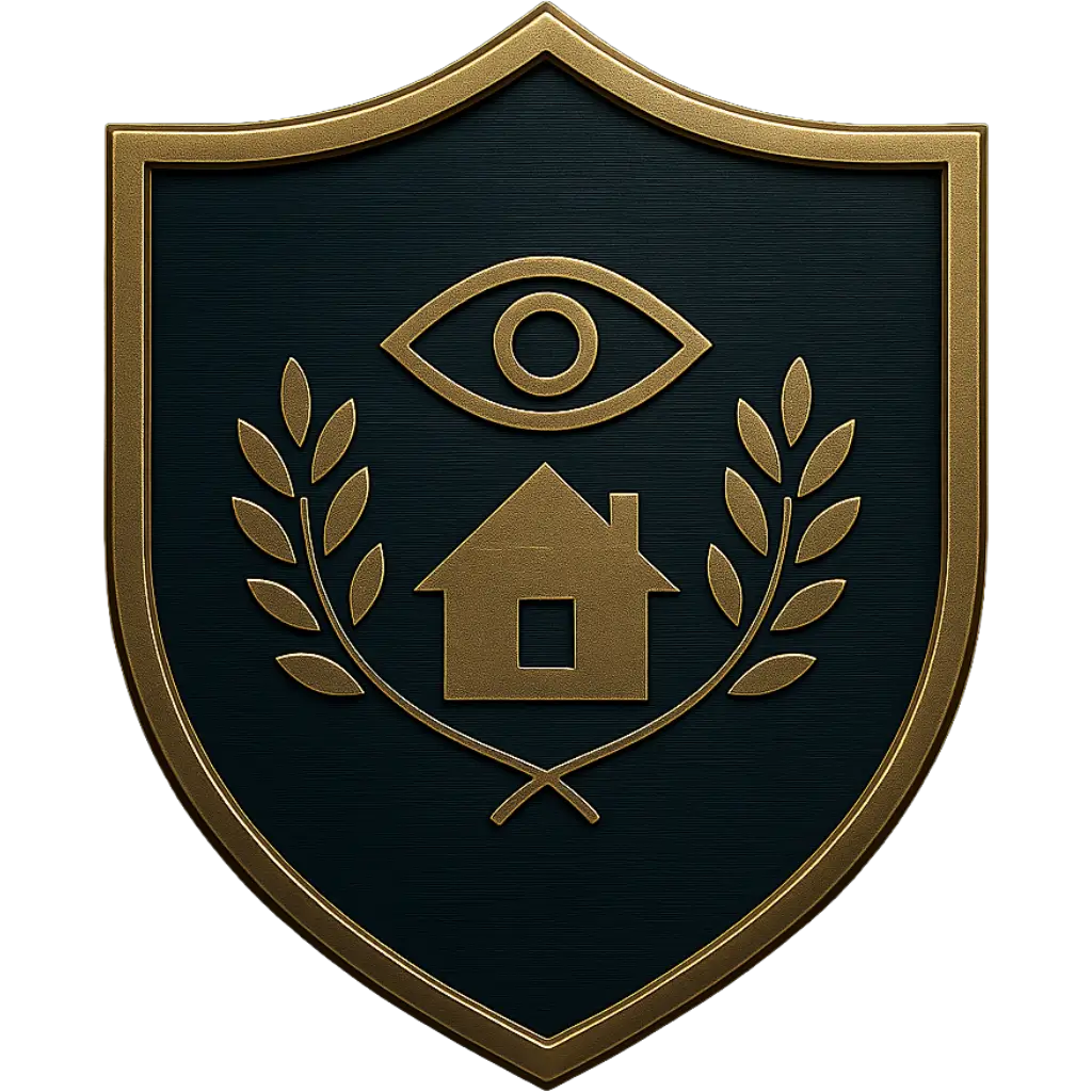 Blason Enquête d’environnement et conflit de voisinage Blason illustrant le service d'Enquête d’environnement et conflit de voisinage à Toulouse - Perceval Investigations